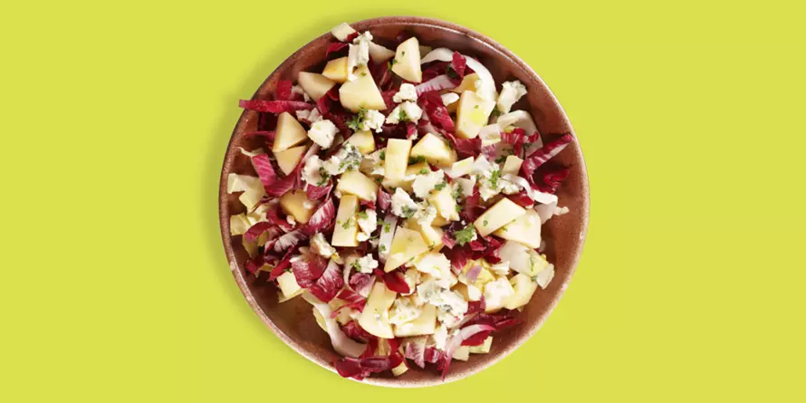 GO Regio Chicorée Salat Mit Blauschimmelkäse GO Regio Chicorée Salat Mit Blauschimmelkäse