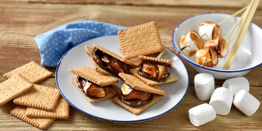 Marshmallow Sandwiches Vom Grill Marshmallow Sandwiches Vom Grill