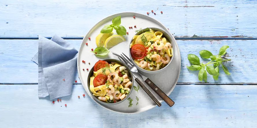 Pasta Mit Garnelen Und Tomaten Pasta Mit Garnelen Und Tomaten