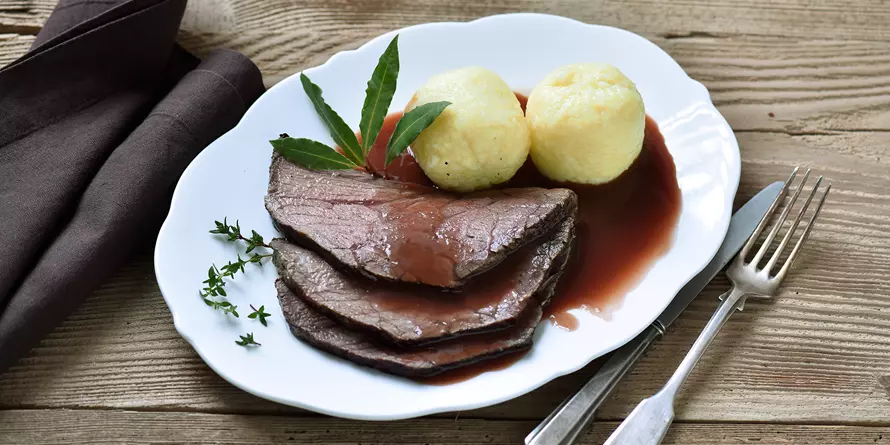 Rezept Rinderbraten Mit Rotweinsauce Rezept Rinderbraten Mit Rotweinsauce