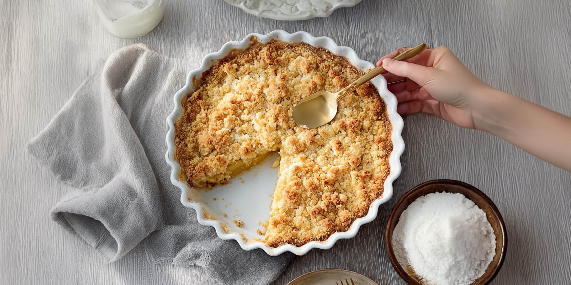 Apple Crumble Rezept