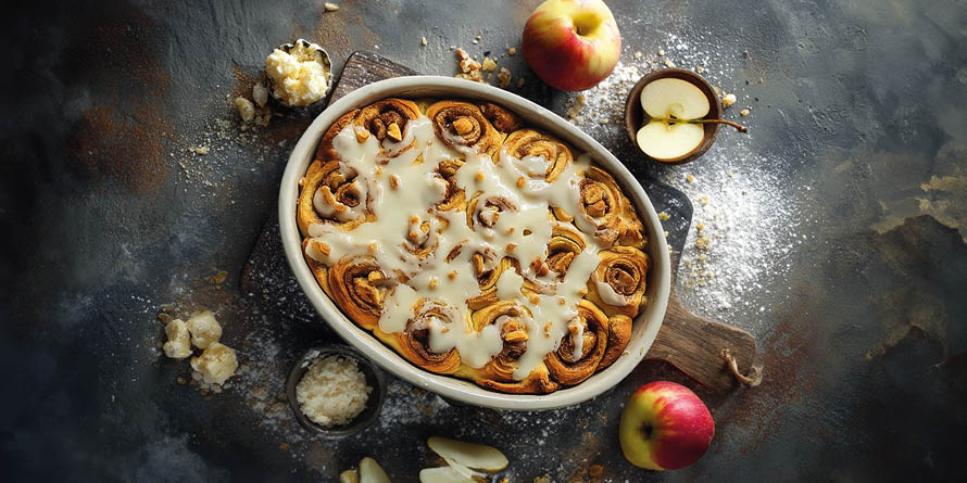 Apfel Zimt Schnecken Rezept