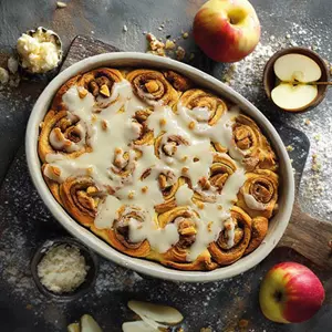 Apfel Zimt Schnecken Rezept