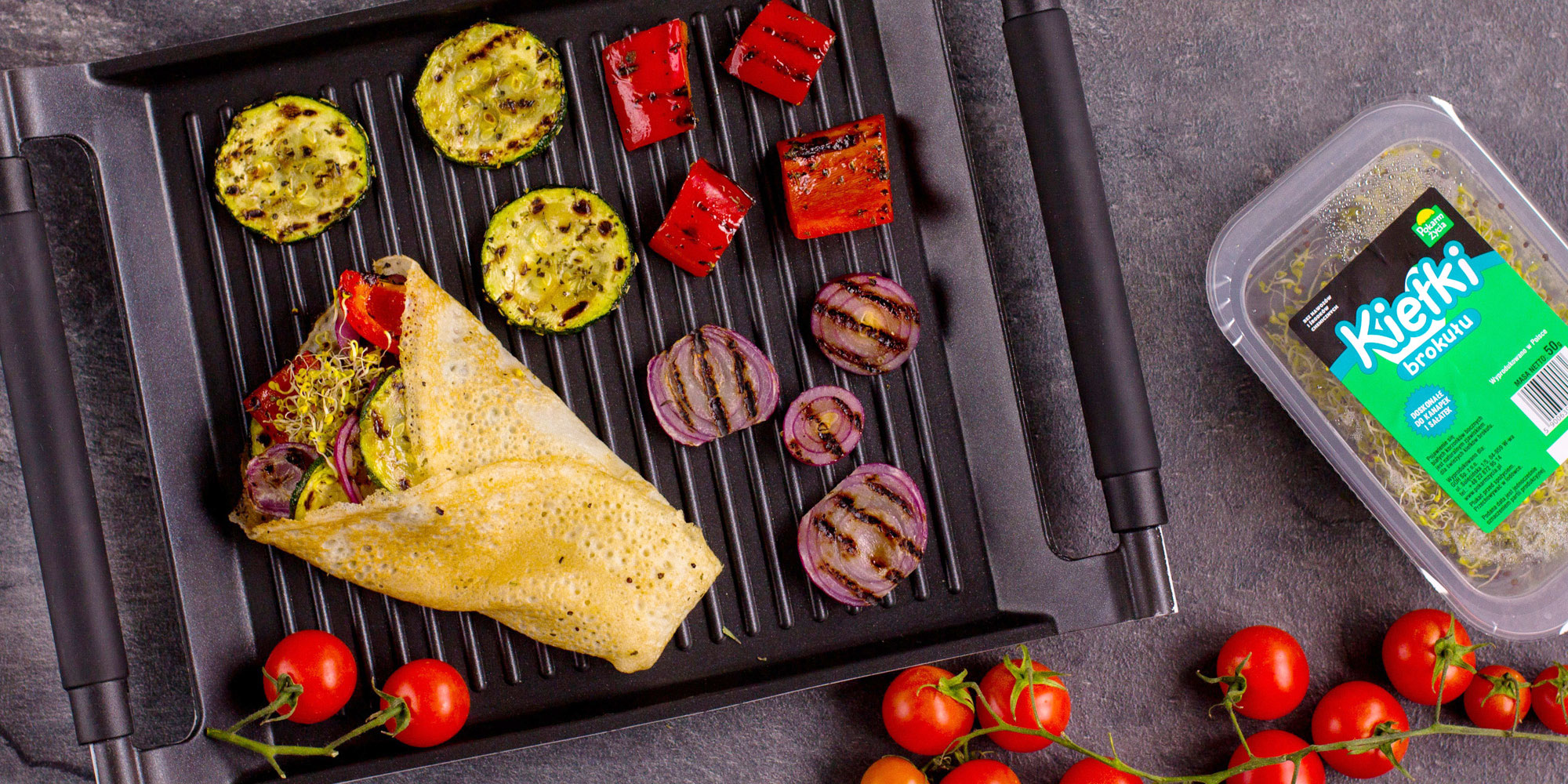 0717 Nalesniki Z Grillowanymi Warzywami