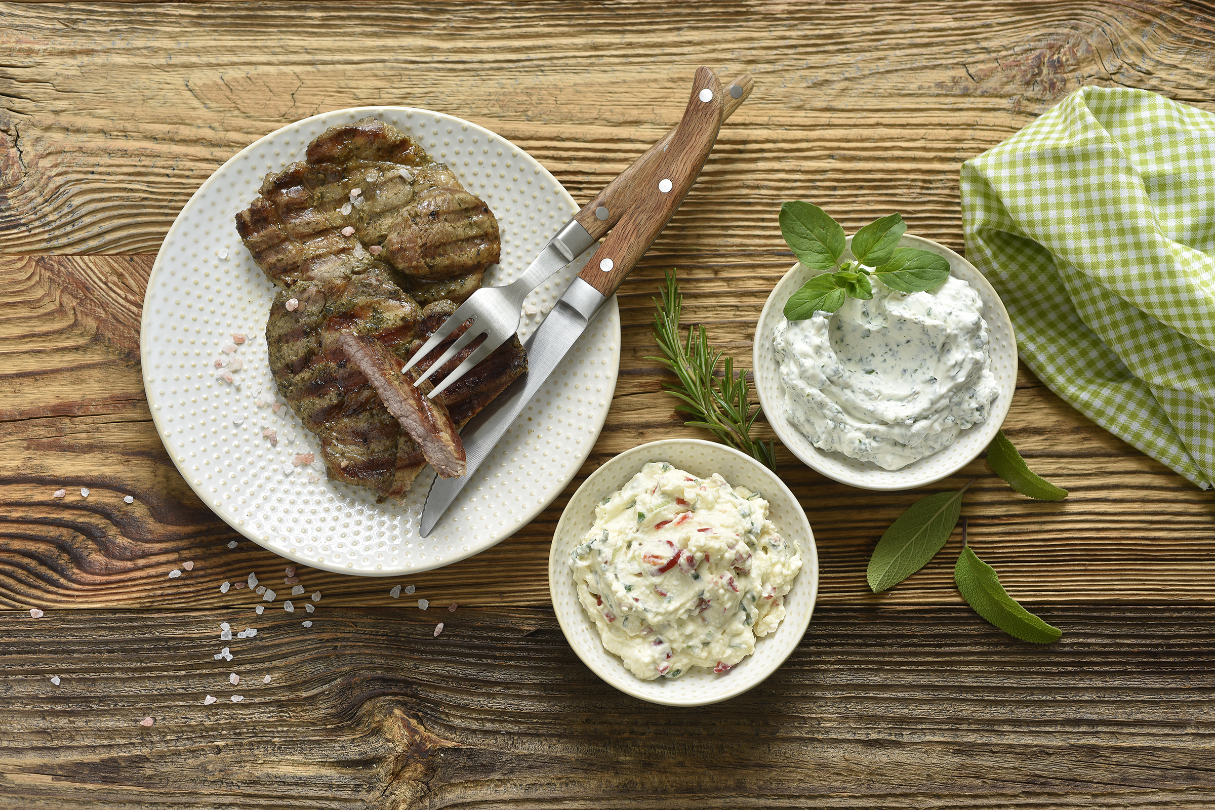 Dips Zum Grillen Feta Käse Dip Oder Frischkäse Kräuter Dip