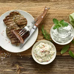 Dips Zum Grillen Feta Käse Dip Oder Frischkäse Kräuter Dip