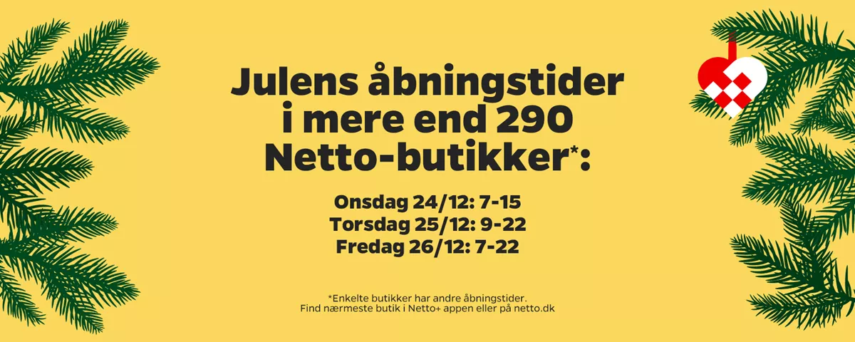 Helligdagsåbent 1 AU50 53 Netto.Dk Banner
