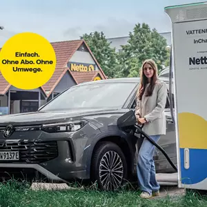 Laden Während Des Einkaufens Mit Den Vattenfall Ladestationen