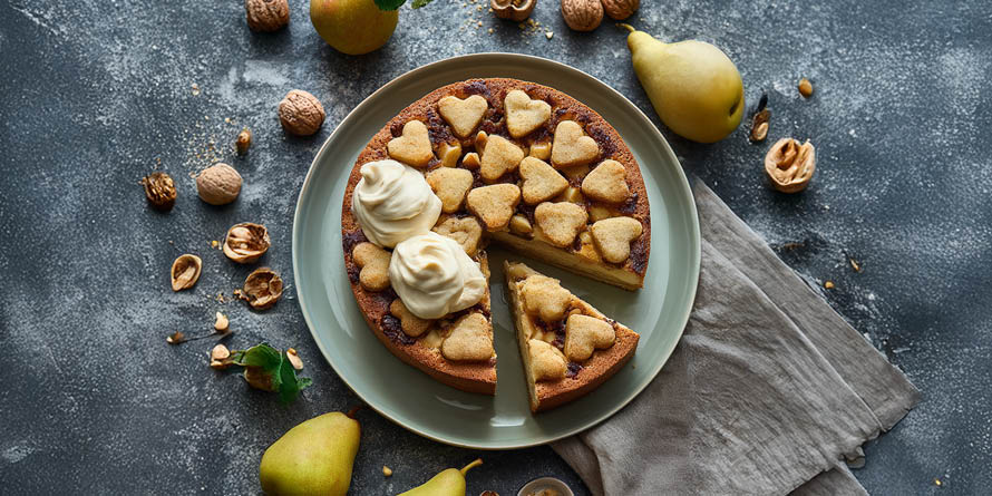 Herziger Birnenkuchen Rezept