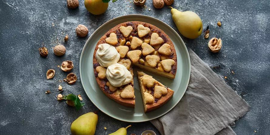 Herziger Birnenkuchen Rezept Herziger Birnenkuchen Rezept