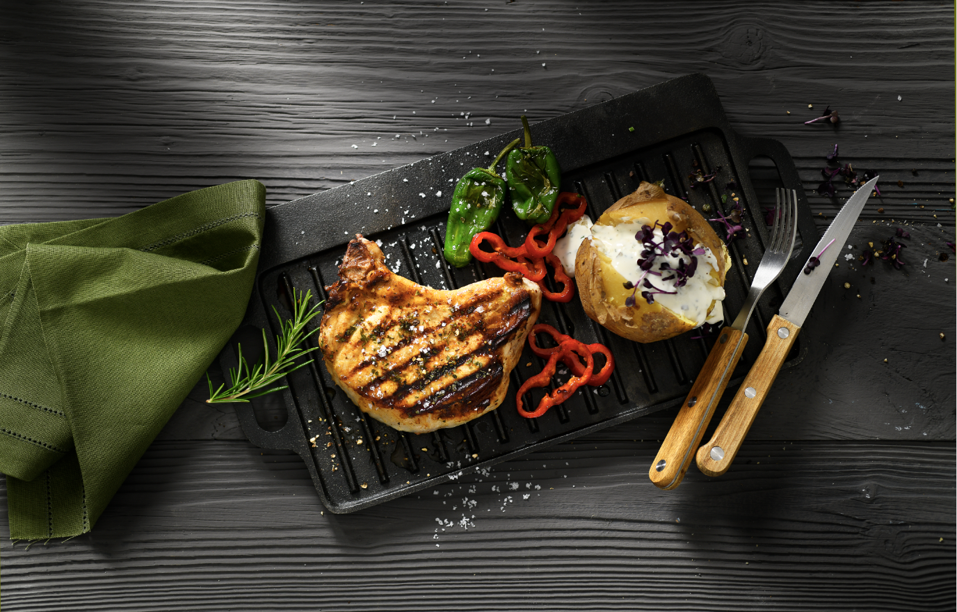 Grillkoteletts In Pustza Marinade