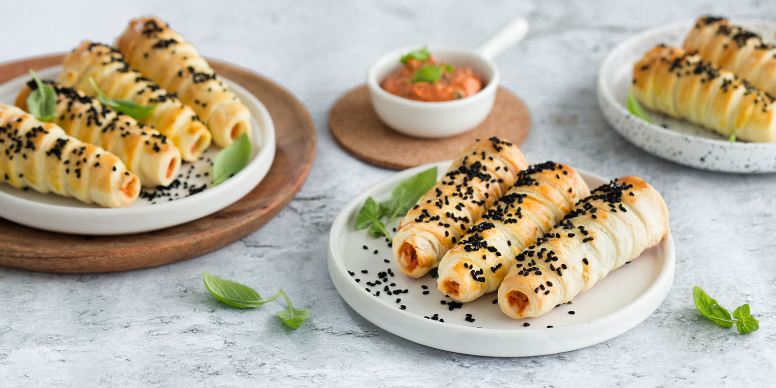 Tlo Rurki Z Pasta Paprykowa