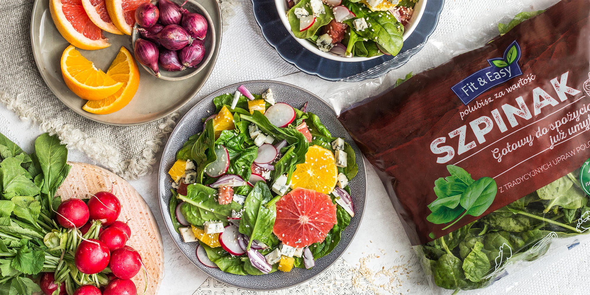 Sałatka Ze Szpinakiem I Pomarańczami Top Banner Min