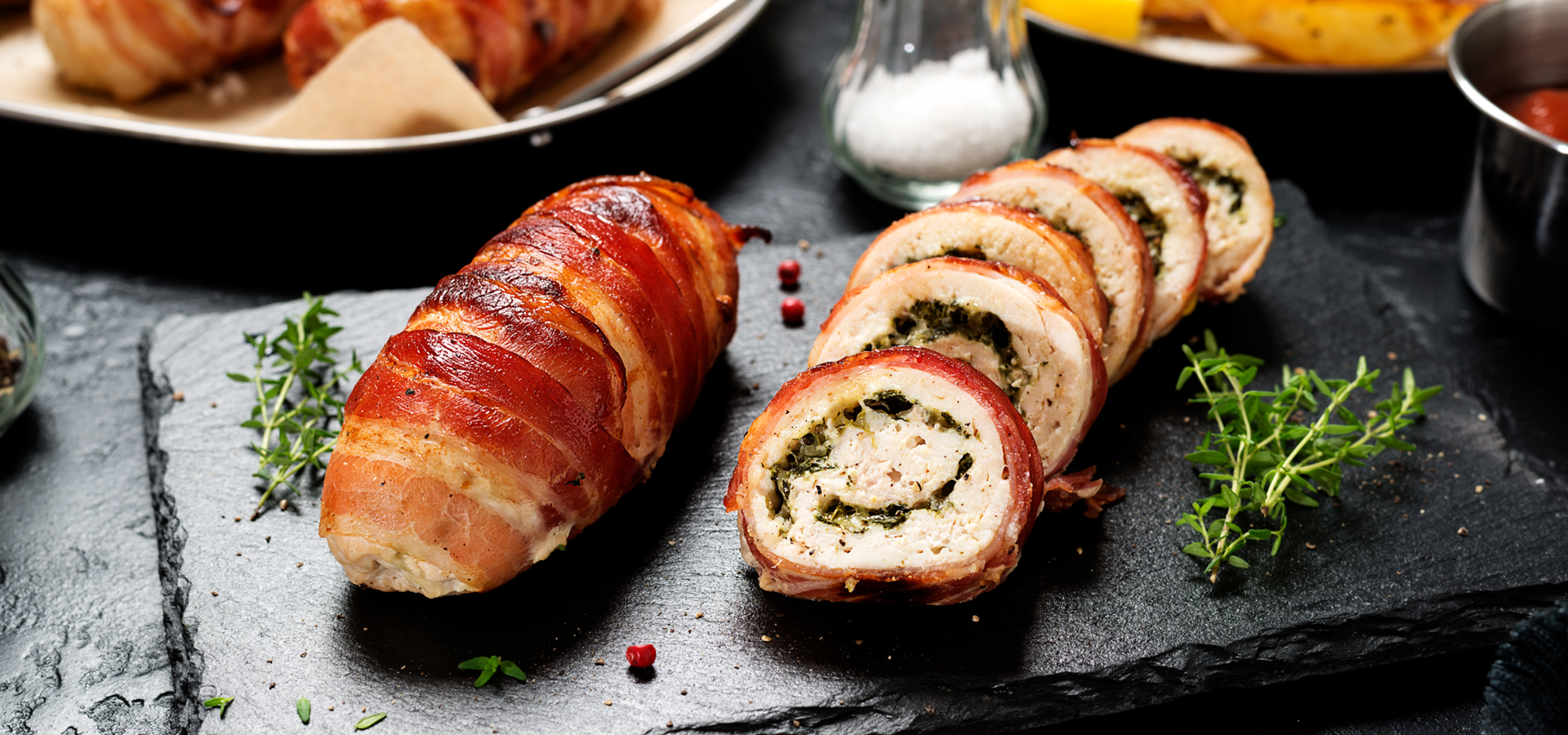 Gefüllte Hähnchenbrust Im Speckmantel