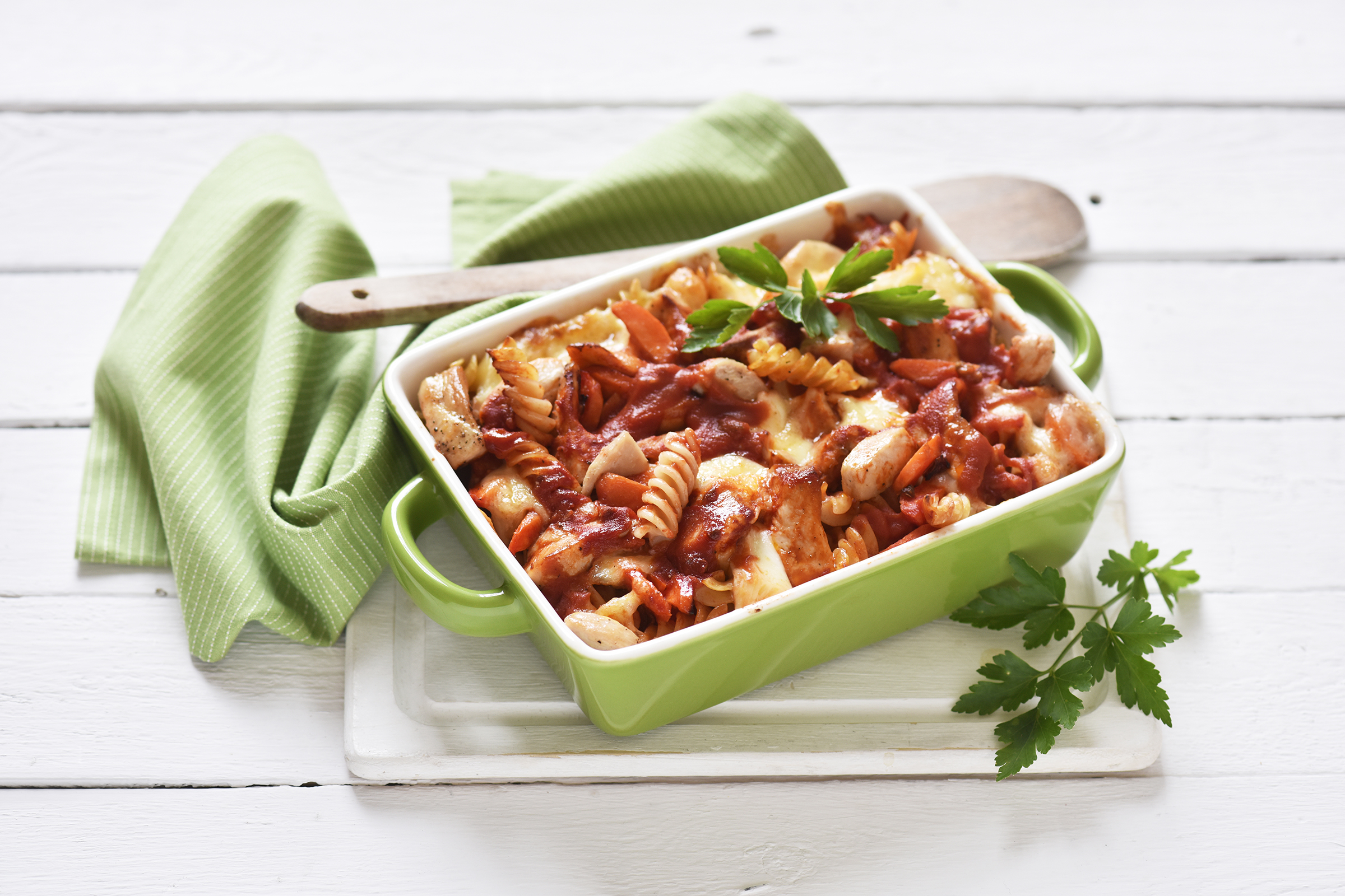 Hähnchen Nudel Auflauf