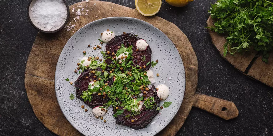 Gegrillte Rote Beete Gegrillte Rote Beete