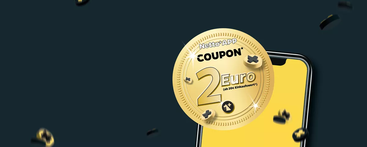 Kaufe Mit Der Netto+ App Für 20 Euro Ein Und Erhalte Einen 2 Euro Coupon.