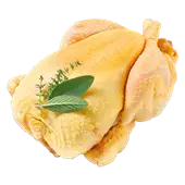 Frisches spanisches Maishähnchen