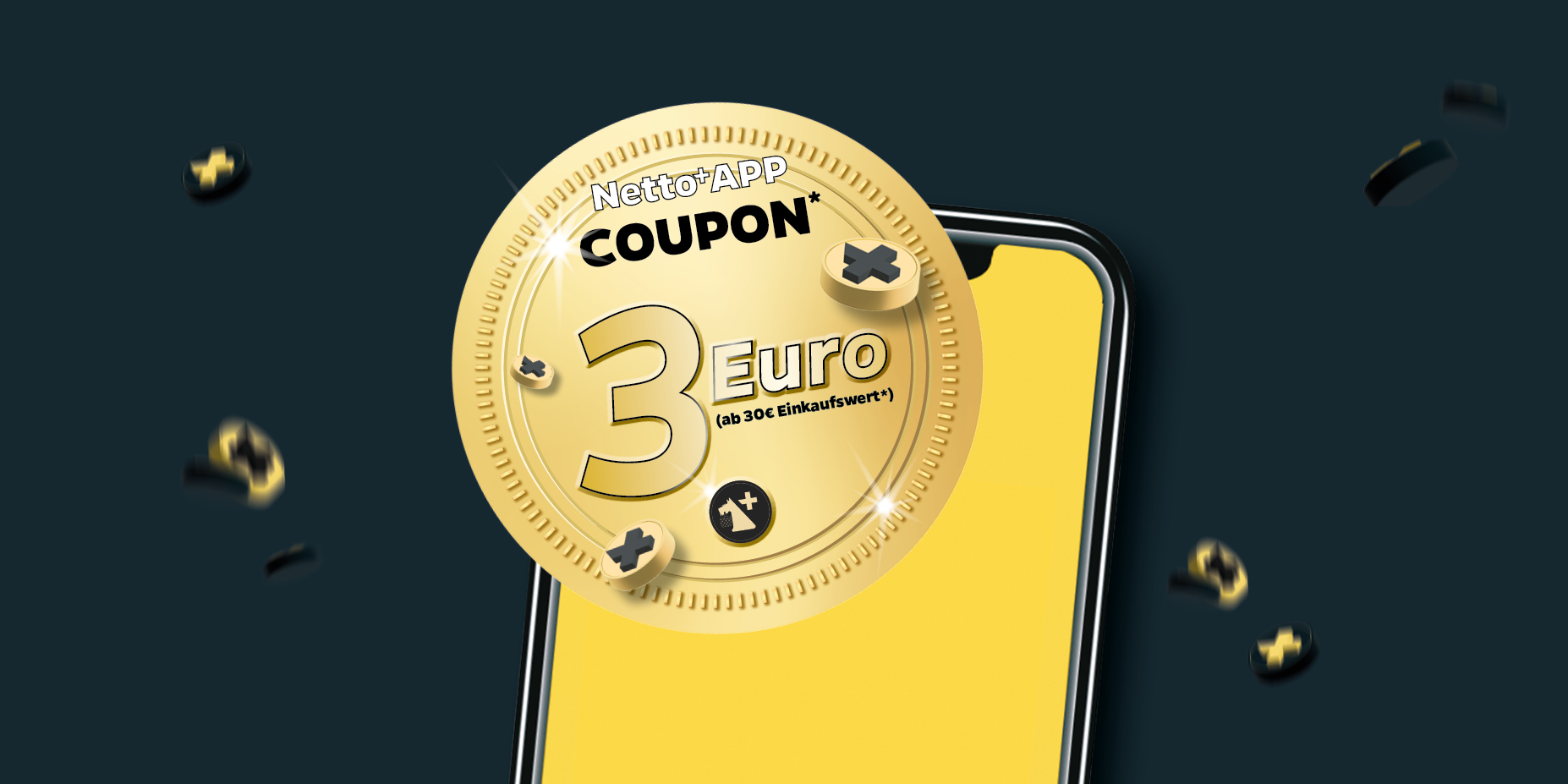 Netto+ 3 Euro Geburtstagaktion Coupon
