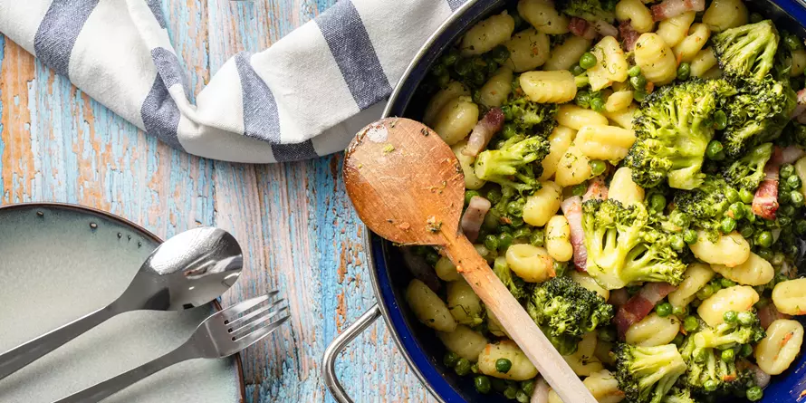Gnocchi Brokkoli Pfanne Gnocchi Brokkoli Pfanne