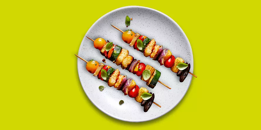 GO Regio Gegrillte Kartoffel Gemüse Spieße GO Regio Gegrillte Kartoffel Gemüse Spieße