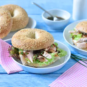 Rezept Lachsbagel