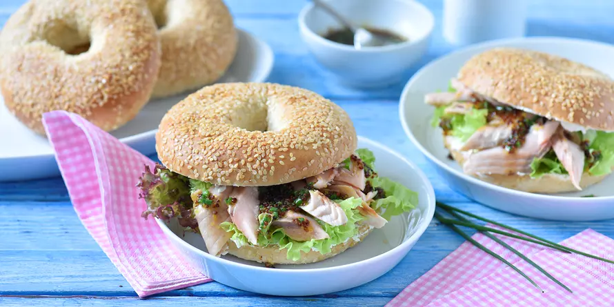 Rezept Lachsbagel Rezept Lachsbagel