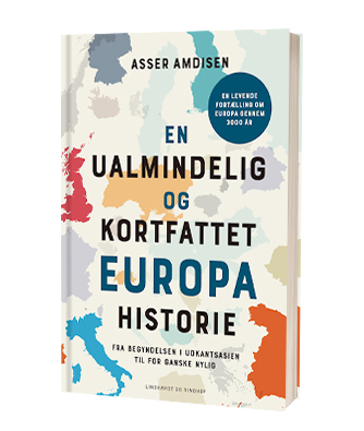 Bogen 'En ualmindelig og kortfattet Europahistorie' af Asser Amdisen