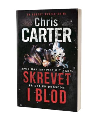 'Skrevet i blod' af Chris Carter - 11. bog i Robert Hunter-serien