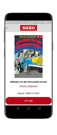 'Balladen om den forsvundne mumie' lydbog af Dennis Jurgensen