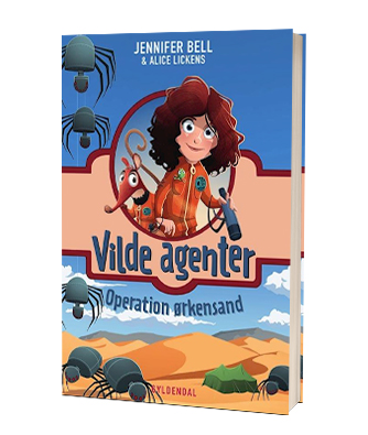 'VIlde agenter - Operation ørkenstorm' af Jennifer Bell - 3. bog i serien