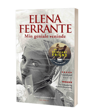 Bogen 'Min geniale veninde' af Elena Ferrante