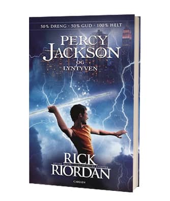 'Percy Jackson og lyntyven' af Rick Riordan - 1. bog i serien