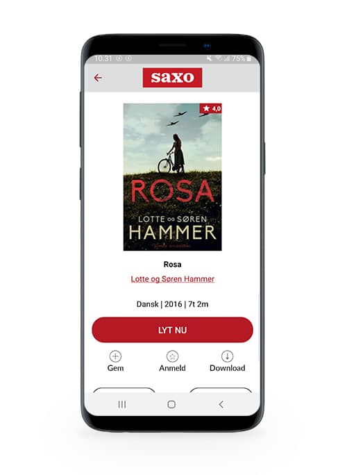 'Rosa' af Lotte og Søren Hammer som lydbog