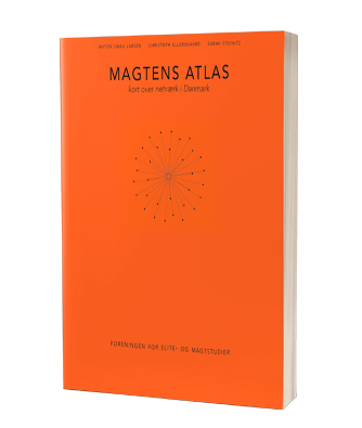 'Magtens atlas - kort over netværk i Danmark' af Anton Grau Larsen, Christoph Ellersgaard & Sarah Steinitz'