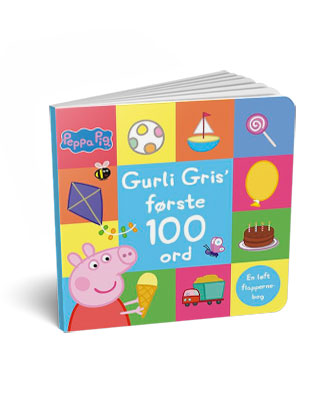 'Gurli Gris' første 100 ord' - find flere Gurli Gris-bøger hos Saxo