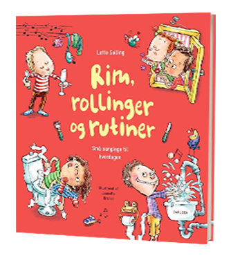 Rim, rollinger og rutiner - børnebog - find den hos Saxo
