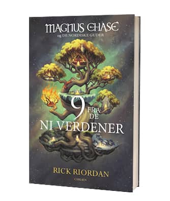 '9 fra de ni verdener' af Rick Riordan - 4. bog i serien