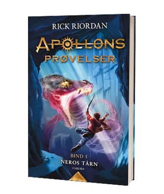 'Apollons prøvelser 5 - Neros tårn' af Rick Riordan - 5. bog i serien