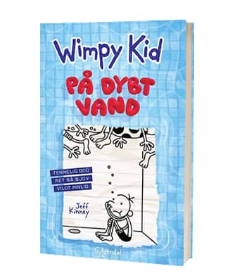 Bogen 'Whimpy Kid - på dybt vand' af Greg Heffley - serielæsning for børn