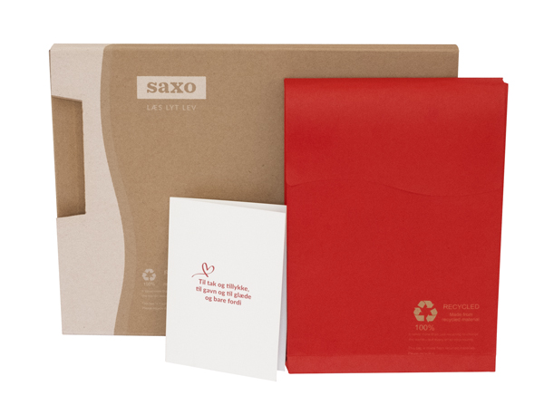 Gaveindpakning - få dine bøger pakket ind hos Saxo