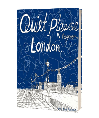 'Quiet please - vi tegner -  London' af Stine Reintoft