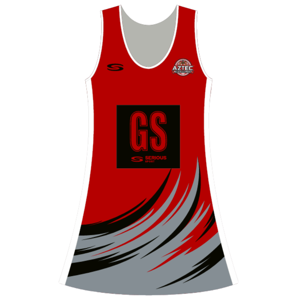 Aztec Netball Club - Bespoke Netball Dress| Serious Sport