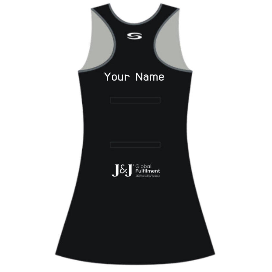 Northampton Tigers - Junior Netball - Bespoke Netball Dress| Serious Sport
