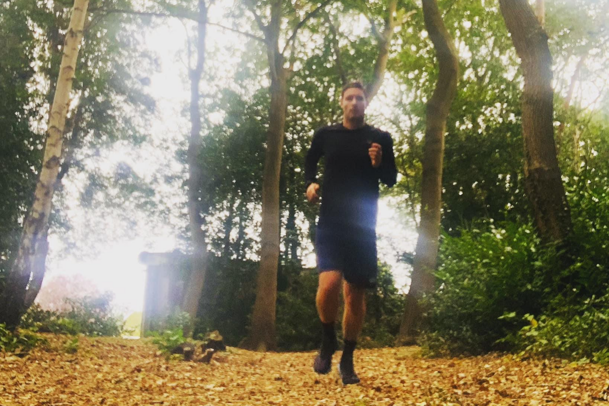 The Serious Cricket Retail Manager Chris training for the London marathon for the Lord's Taverners