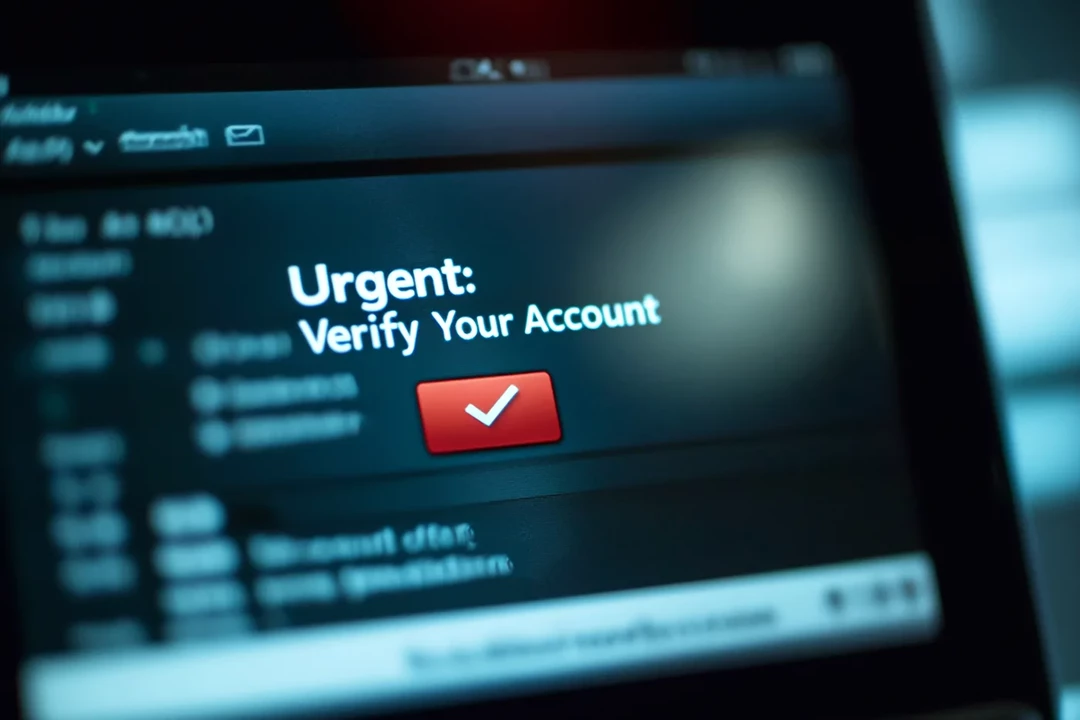 Urgent - verify your account - scam