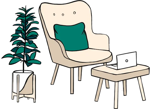 Arm Chair Footstool