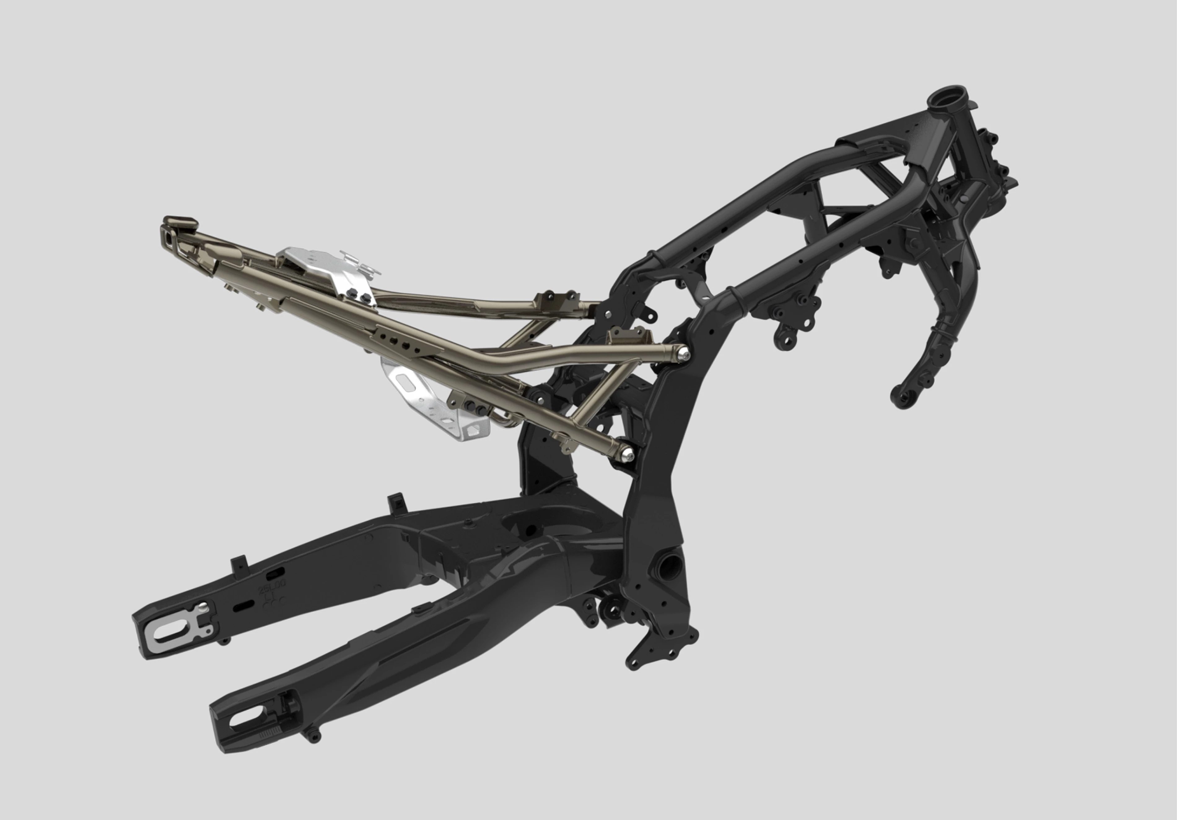 Suzuki GSX-8T CGI frame cut out