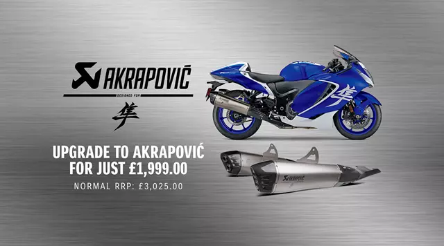 Suzuki Akrapovic offer