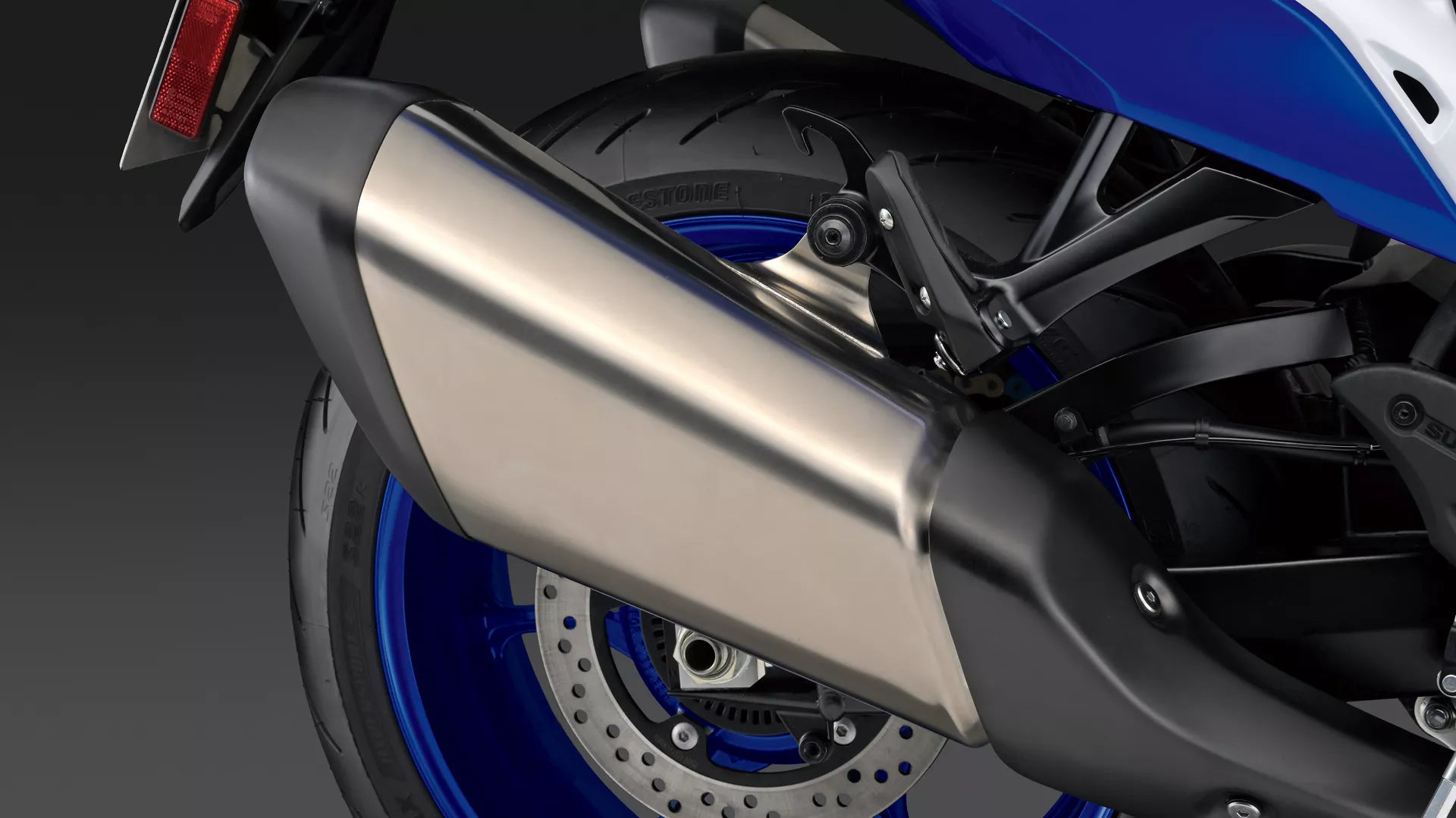 Suzuki Hayabusa Special Edition silencer close up